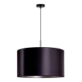 Duolla - Luster na sajli CANNES 1xE27/15W/230V pr. 45 cm crno/srebrno