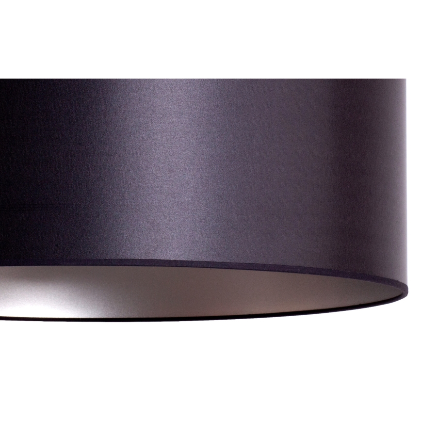 Duolla - Luster na sajli CANNES 1xE27/15W/230V pr. 45 cm crno/srebrno