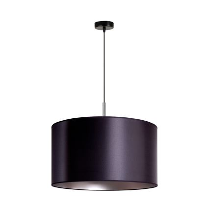 Duolla - Luster na sajli CANNES 1xE27/15W/230V pr. 45 cm crno/srebrno