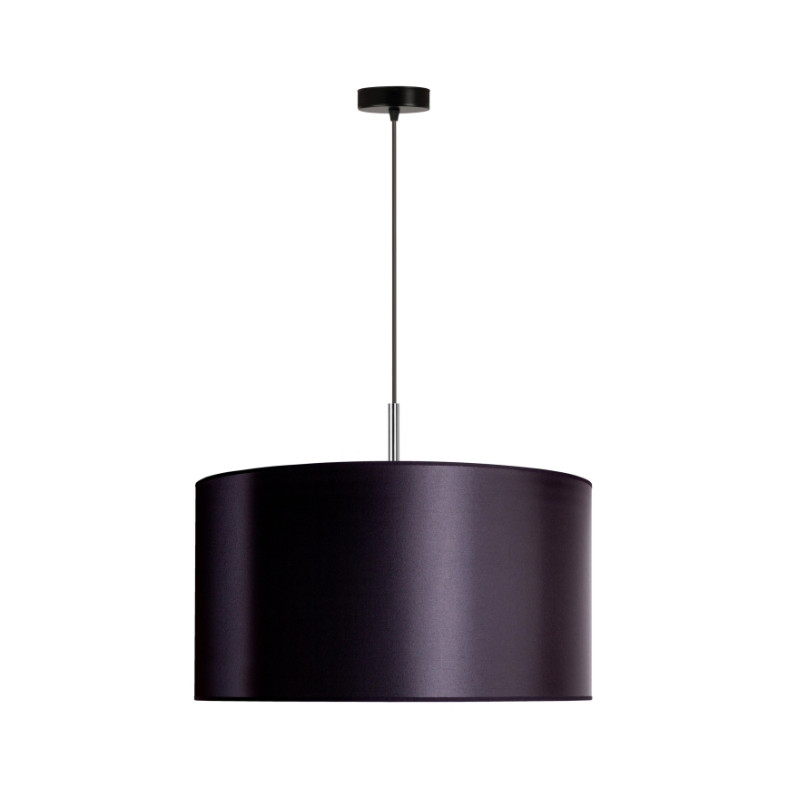 Duolla - Luster na sajli CANNES 1xE27/15W/230V pr. 45 cm crno/srebrno