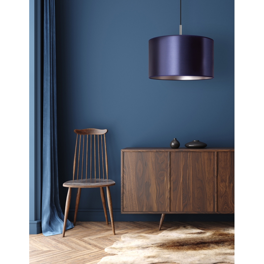 Duolla - Luster na sajli CANNES 1xE27/15W/230V pr. 45 cm plava/srebrno