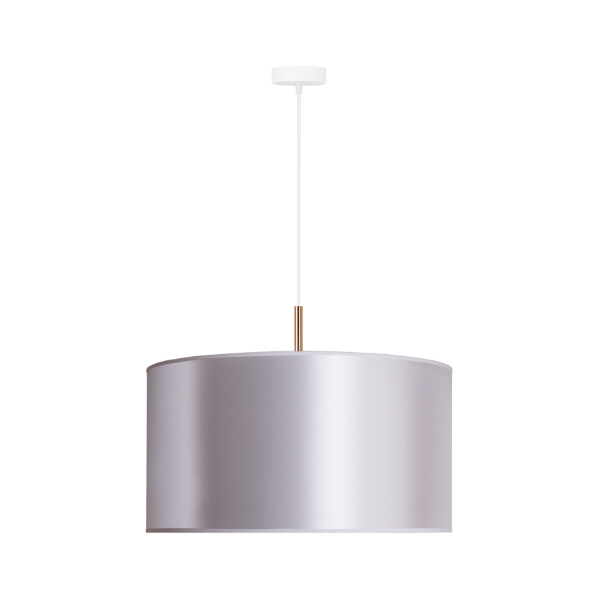 Duolla - Luster na sajli CANNES 1xE27/15W/230V pr. 45 cm srebrno/bakrena