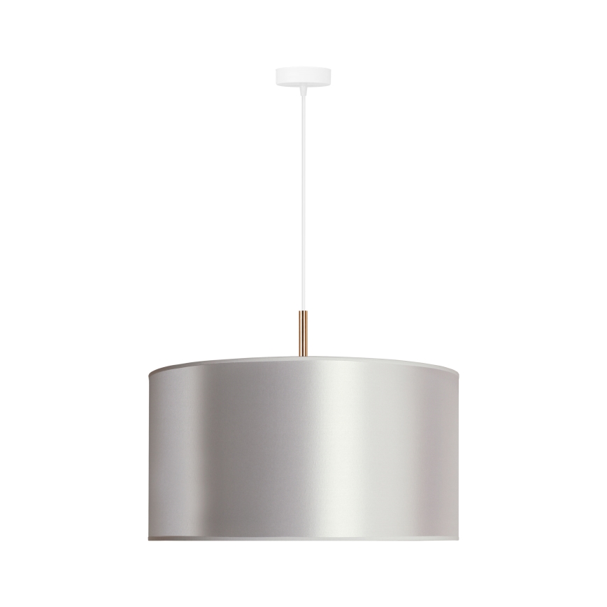 Duolla - Luster na sajli CANNES 1xE27/15W/230V pr. 45 cm srebrno/bakrena