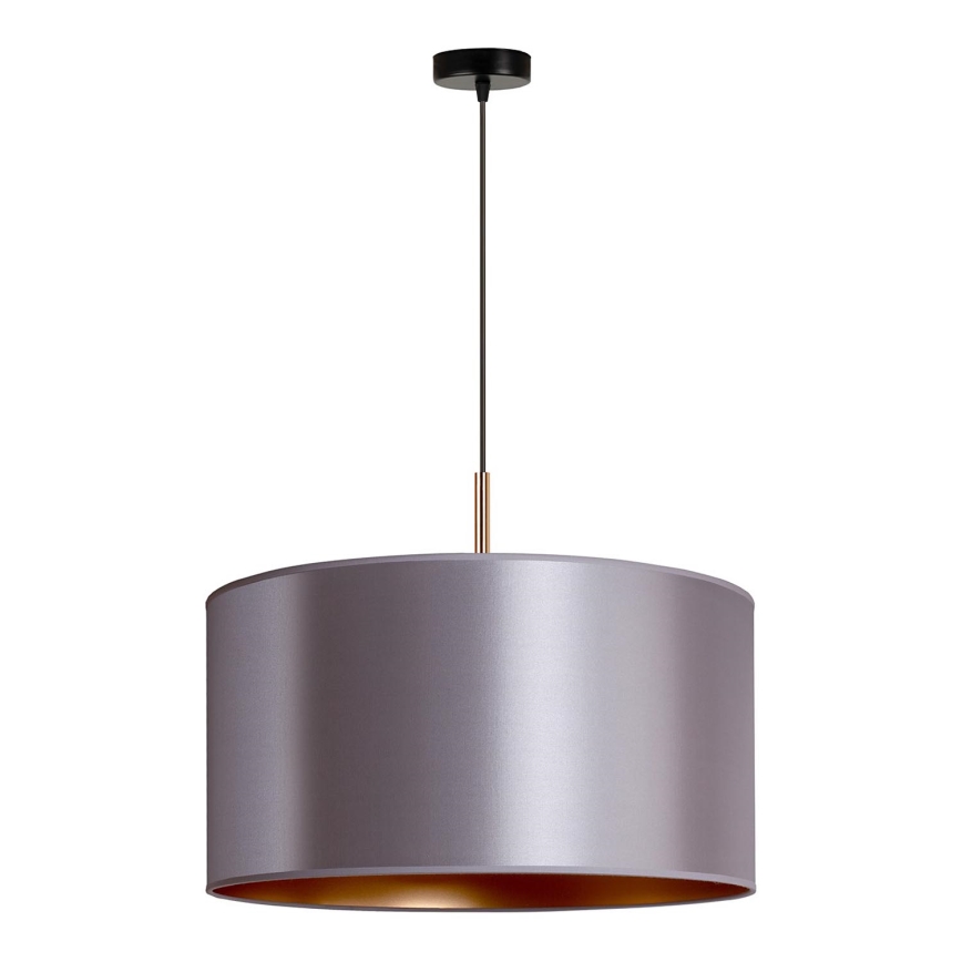 Duolla - Luster na sajli CANNES 1xE27/15W/230V pr. 45 cm srebrno/bakrena