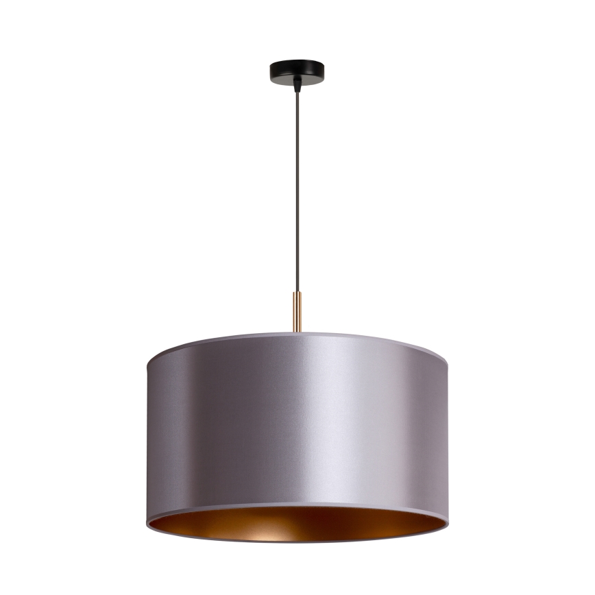 Duolla - Luster na sajli CANNES 1xE27/15W/230V pr. 45 cm srebrno/bakrena