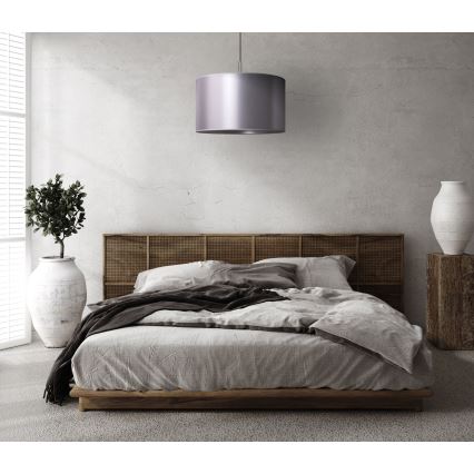 Duolla - Luster na sajli CANNES 1xE27/15W/230V pr. 45 cm srebrno