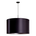 Duolla - Luster na sajli CANNES 1xE27/15W/230V pr. 50 cm crno/srebrno