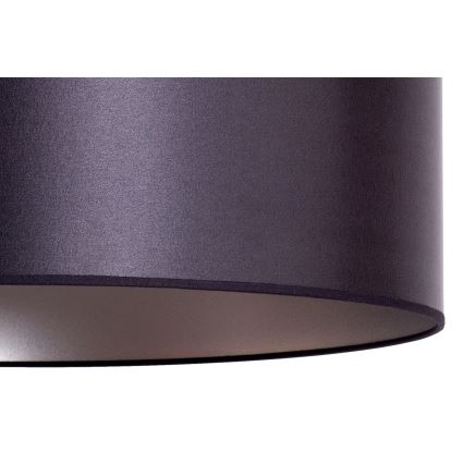 Duolla - Luster na sajli CANNES 1xE27/15W/230V pr. 50 cm crno/srebrno