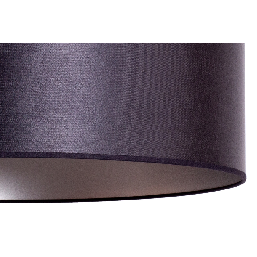 Duolla - Luster na sajli CANNES 1xE27/15W/230V pr. 50 cm crno/srebrno