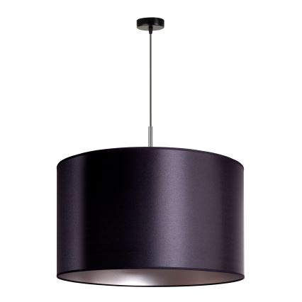 Duolla - Luster na sajli CANNES 1xE27/15W/230V pr. 50 cm crno/srebrno