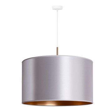 Duolla - Luster na sajli CANNES 1xE27/15W/230V pr. 50 cm srebrno/bakrena