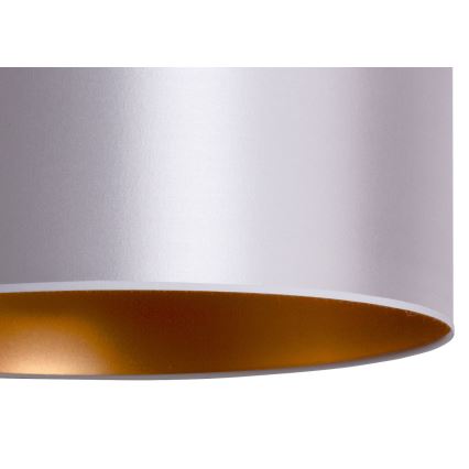 Duolla - Luster na sajli CANNES 1xE27/15W/230V pr. 50 cm srebrno/bakrena