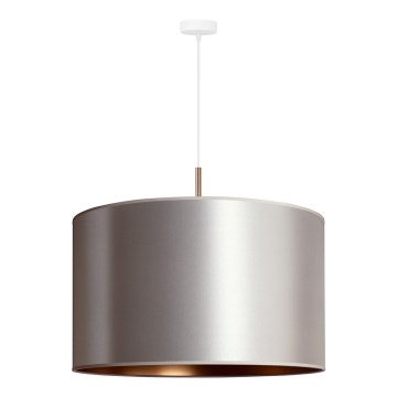 Duolla - Luster na sajli CANNES 1xE27/15W/230V pr. 50 cm srebrno/bakrena