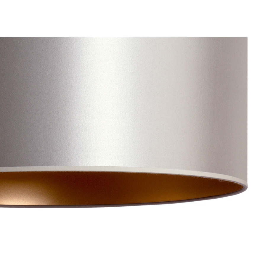 Duolla - Luster na sajli CANNES 1xE27/15W/230V pr. 50 cm srebrno/bakrena