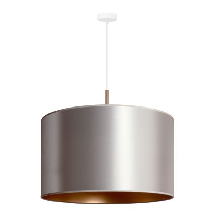 Duolla - Luster na sajli CANNES 1xE27/15W/230V pr. 50 cm srebrno/bakrena