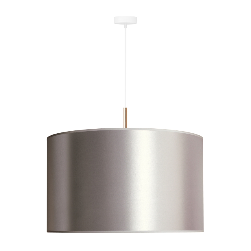 Duolla - Luster na sajli CANNES 1xE27/15W/230V pr. 50 cm srebrno/bakrena