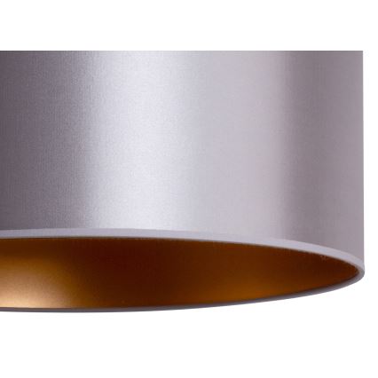 Duolla - Luster na sajli CANNES 1xE27/15W/230V pr. 50 cm srebrno/bakrena