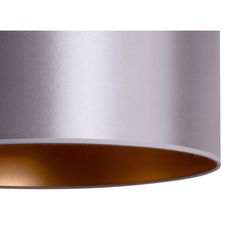 Duolla - Luster na sajli CANNES 1xE27/15W/230V pr. 50 cm srebrno/bakrena