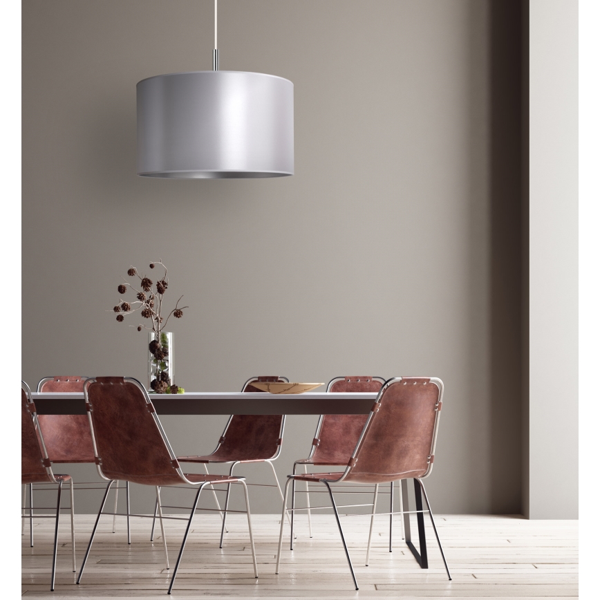 Duolla - Luster na sajli CANNES 1xE27/15W/230V pr. 50 cm srebrno