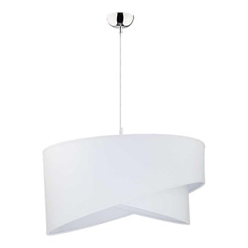 Duolla - Luster na sajli CELLO 1xE27/40W/230V pr. 45 cm bela