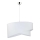 Duolla - Luster na sajli CELLO 1xE27/40W/230V pr. 45 cm bela