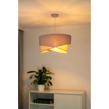 Duolla - Luster na sajli CELLO 1xE27/40W/230V pr. 45 cm roze