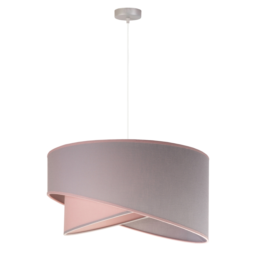 Duolla - Luster na sajli CELLO 1xE27/40W/230V pr. 45 cm roze