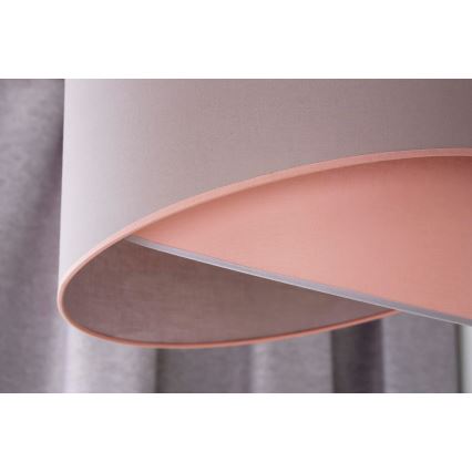 Duolla - Luster na sajli CELLO 1xE27/40W/230V pr. 45 cm roze