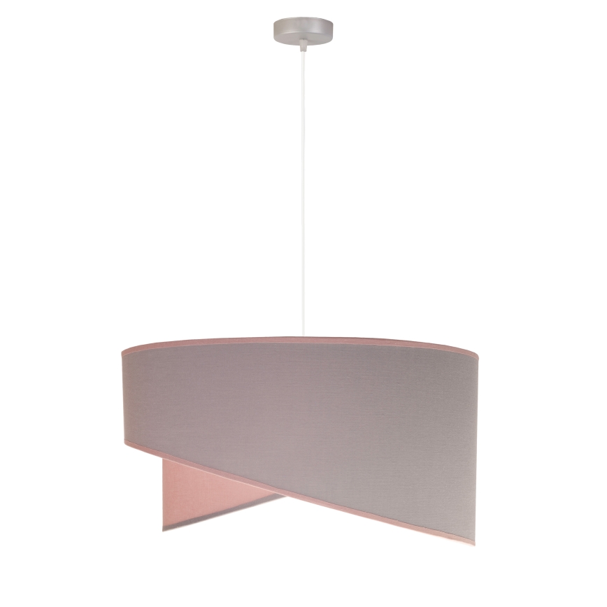 Duolla - Luster na sajli CELLO 1xE27/40W/230V pr. 45 cm roze