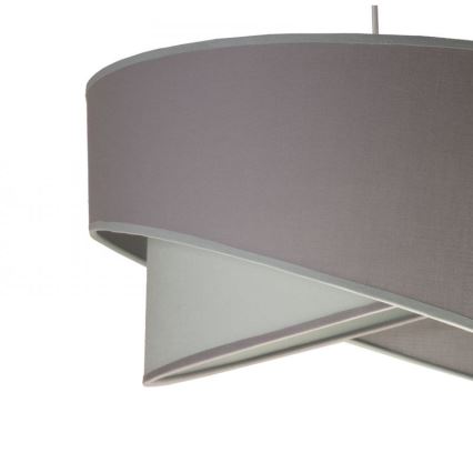 Duolla - Luster na sajli CELLO 1xE27/40W/230V pr. 45 cm sivo/zelena