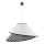 Duolla - Luster na sajli COCO 1xE27/40W/230V pr. 50 cm bela/crno