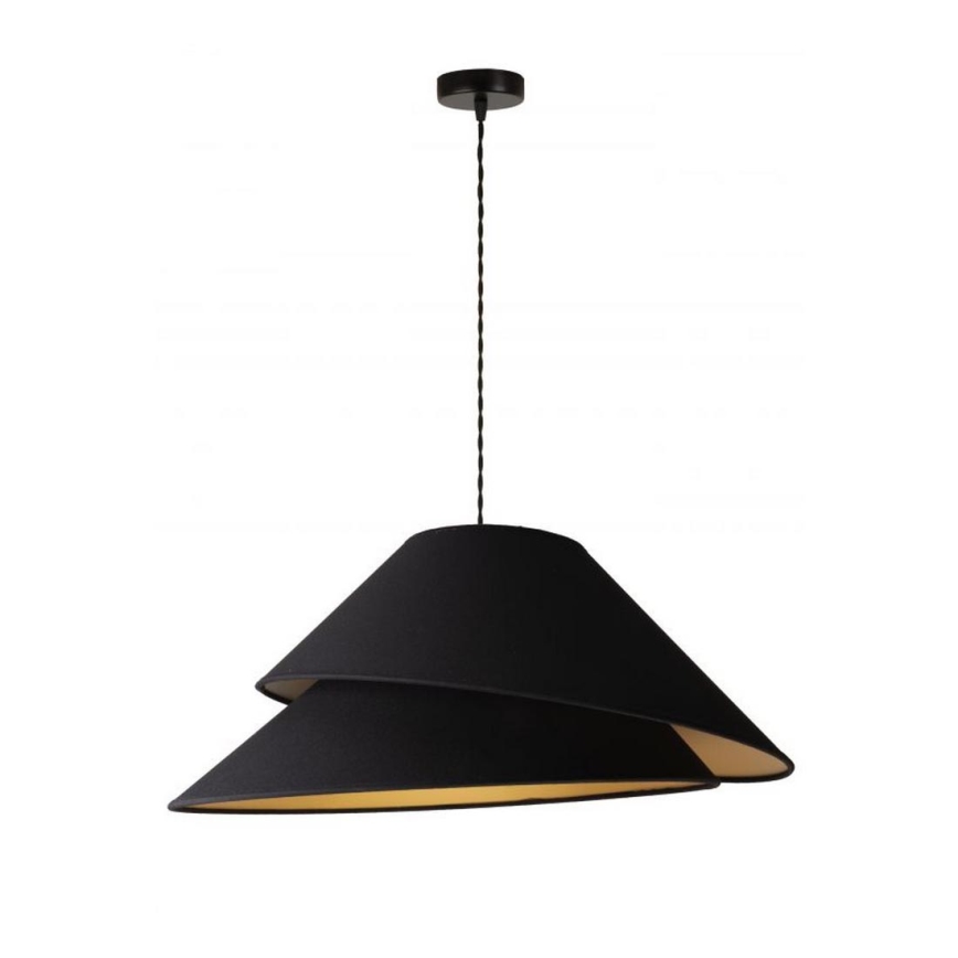 Duolla - Luster na sajli COCO 1xE27/40W/230V pr. 50 cm crno