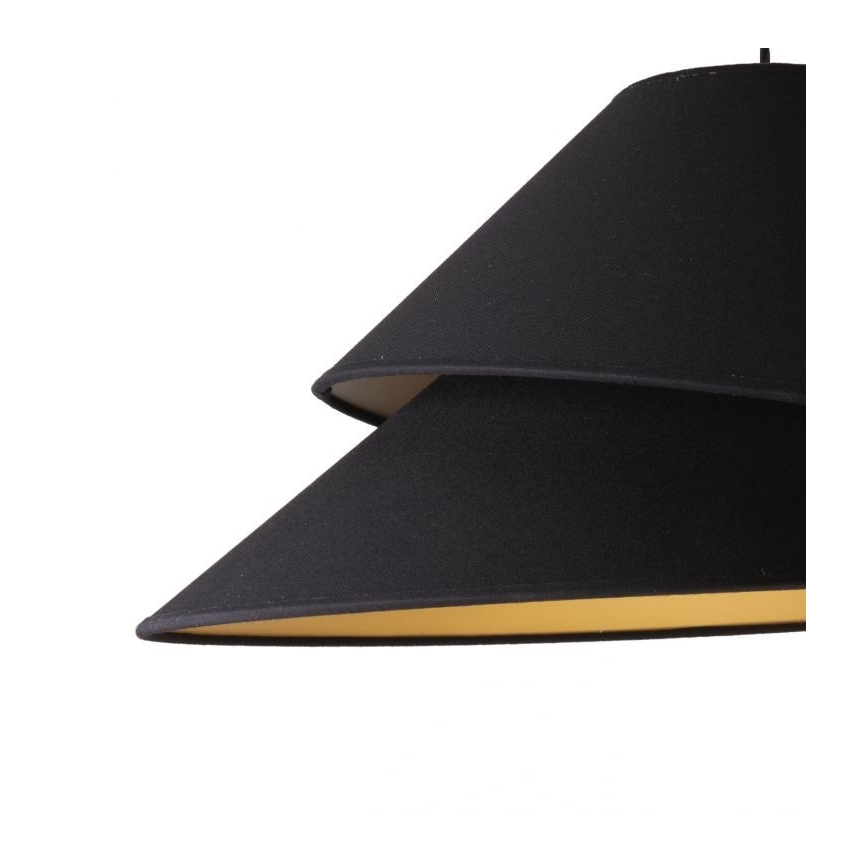 Duolla - Luster na sajli COCO 1xE27/40W/230V pr. 50 cm crno