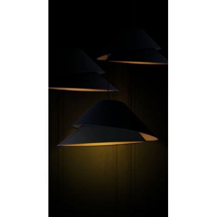 Duolla - Luster na sajli COCO 1xE27/40W/230V pr. 50 cm crno