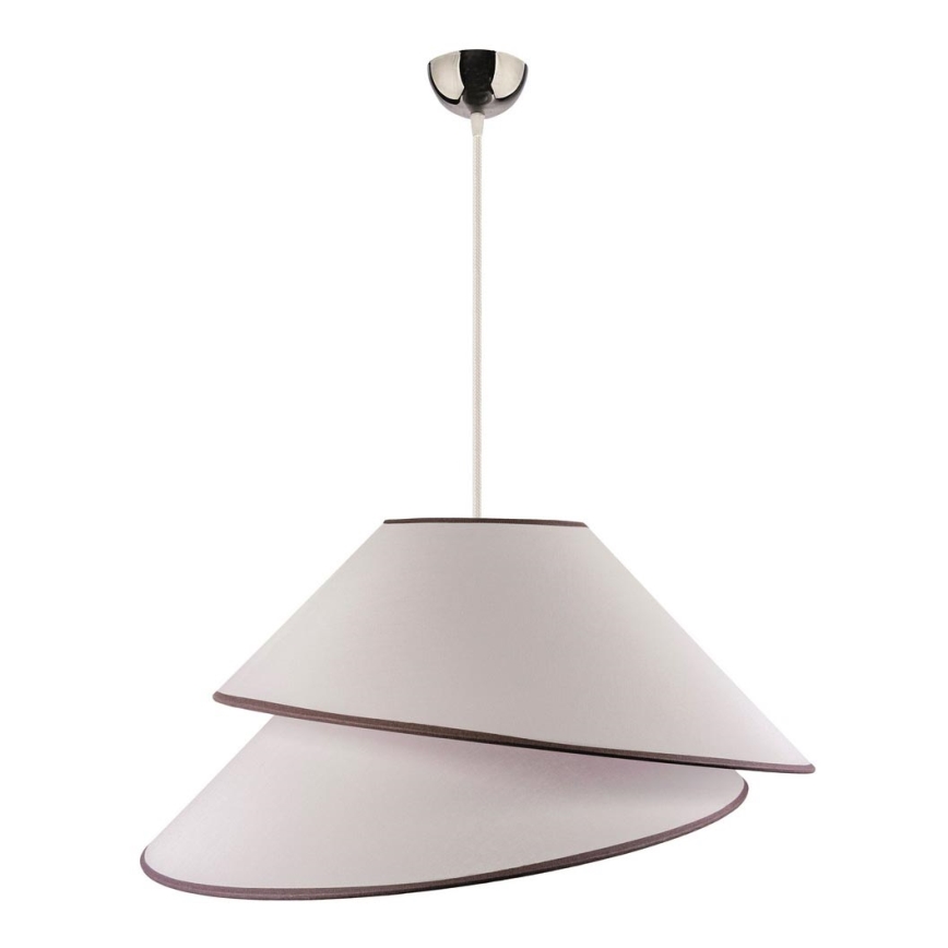 Duolla - Luster na sajli COCO 1xE27/40W/230V prečnik 50 cm bela