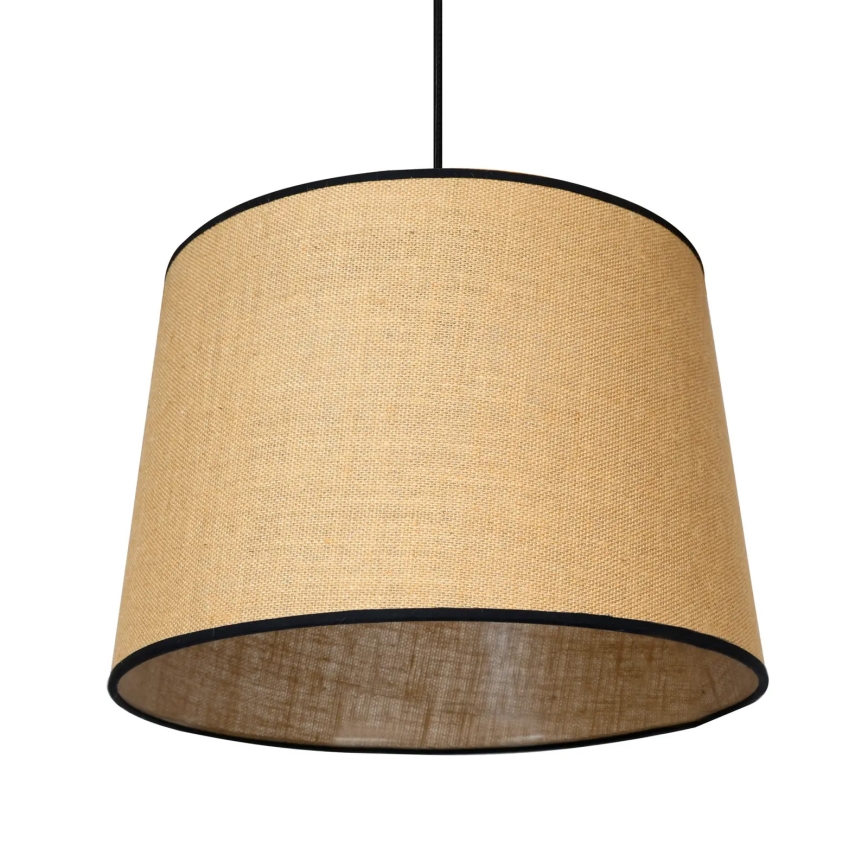 Duolla - Luster na sajli CONE 1xE27/15W/230V prečnik 40 cm braon/crna