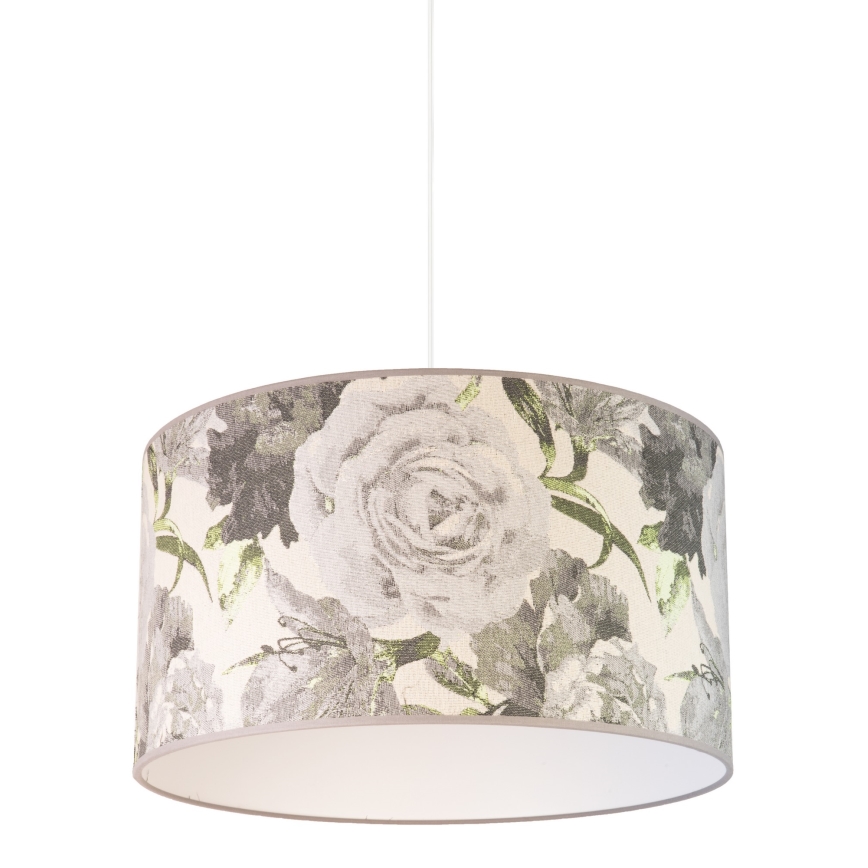 Duolla - Luster na sajli CONSTANCE 1xE27/40W/230V pr. 45 cm sivo