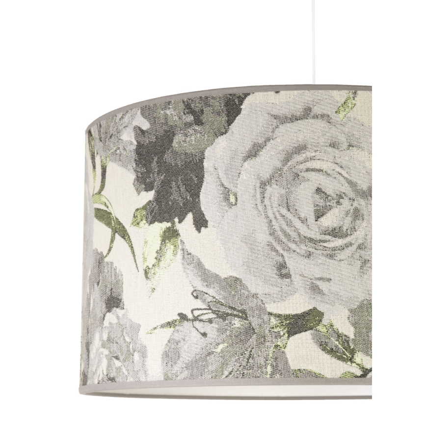 Duolla - Luster na sajli CONSTANCE 1xE27/40W/230V pr. 45 cm sivo