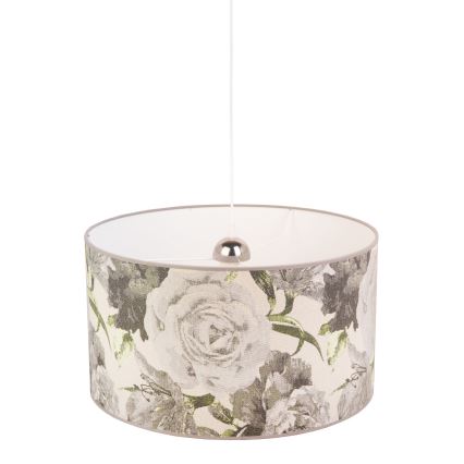 Duolla - Luster na sajli CONSTANCE 1xE27/40W/230V pr. 45 cm sivo