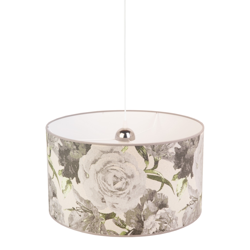 Duolla - Luster na sajli CONSTANCE 1xE27/40W/230V pr. 45 cm sivo