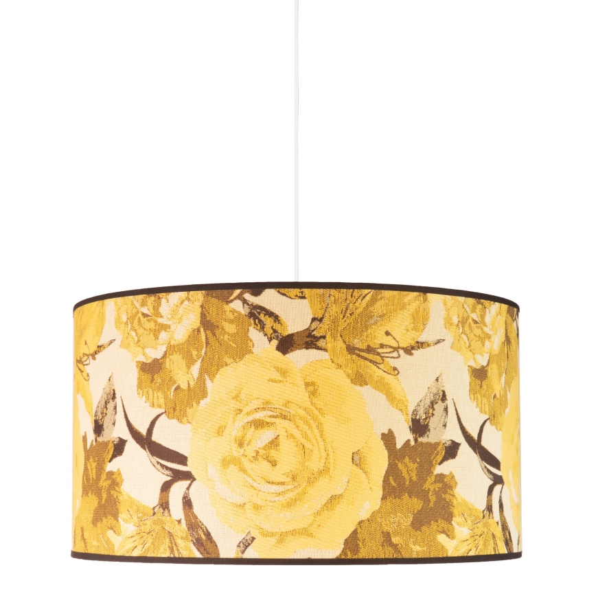 Duolla - Luster na sajli CONSTANCE 1xE27/40W/230V pr. 45 cm žuta