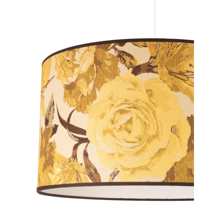 Duolla - Luster na sajli CONSTANCE 1xE27/40W/230V pr. 45 cm žuta