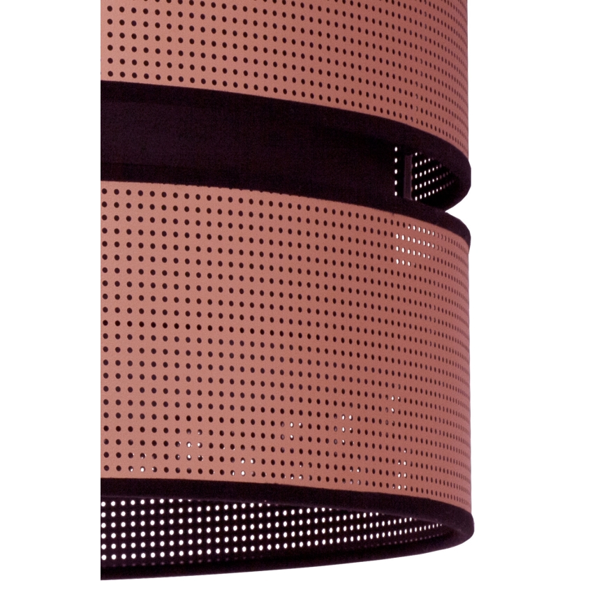 Duolla - Luster na sajli COPPER SHINY 1xE27/15W/230V pr. 40 cm bakrena/crno