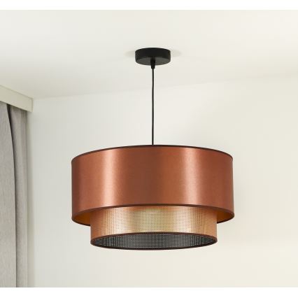 Duolla - Luster na sajli COPPER SHINY 1xE27/15W/230V pr. 45 cm bakarna