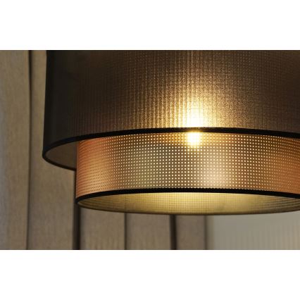 Duolla - Luster na sajli COPPER SHINY 1xE27/15W/230V pr. 45 cm braon/bakrena