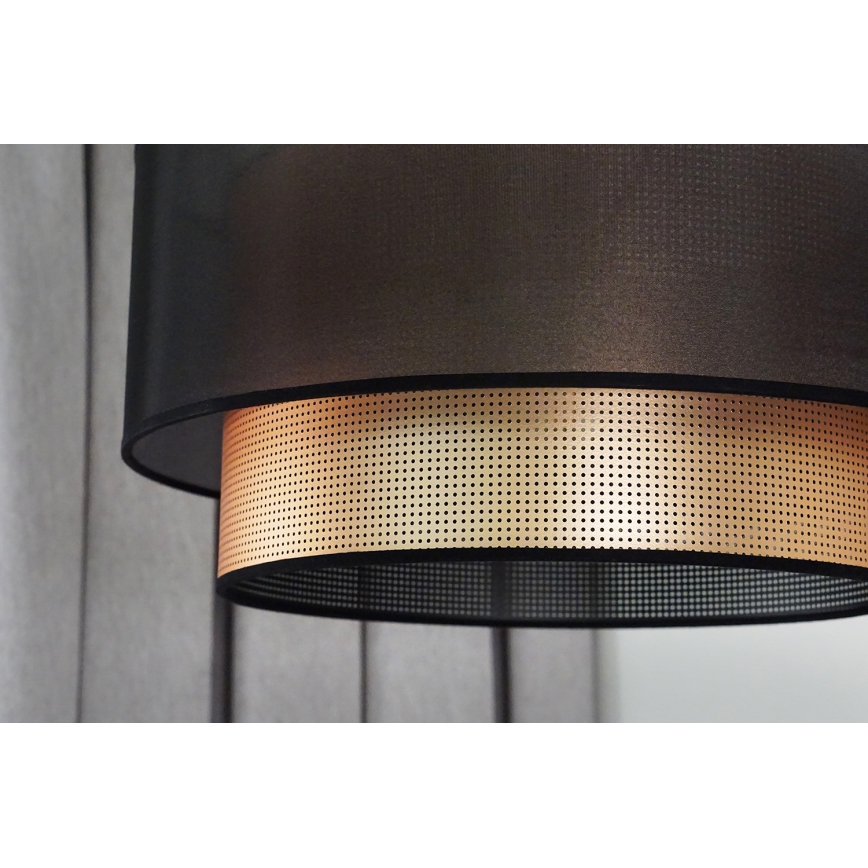 Duolla - Luster na sajli COPPER SHINY 1xE27/15W/230V pr. 45 cm braon/bakrena