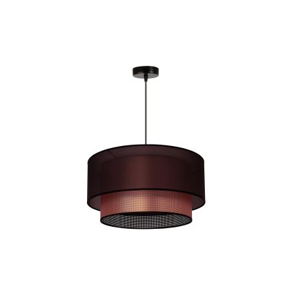 Duolla - Luster na sajli COPPER SHINY 1xE27/15W/230V pr. 45 cm braon/bakrena