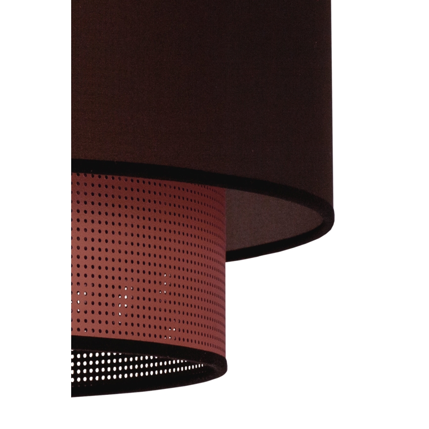 Duolla - Luster na sajli COPPER SHINY 1xE27/15W/230V pr. 45 cm braon/bakrena
