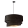 Duolla - Luster na sajli DEVON 1xE27/40W/230V pr. 45 cm crno/zlatna