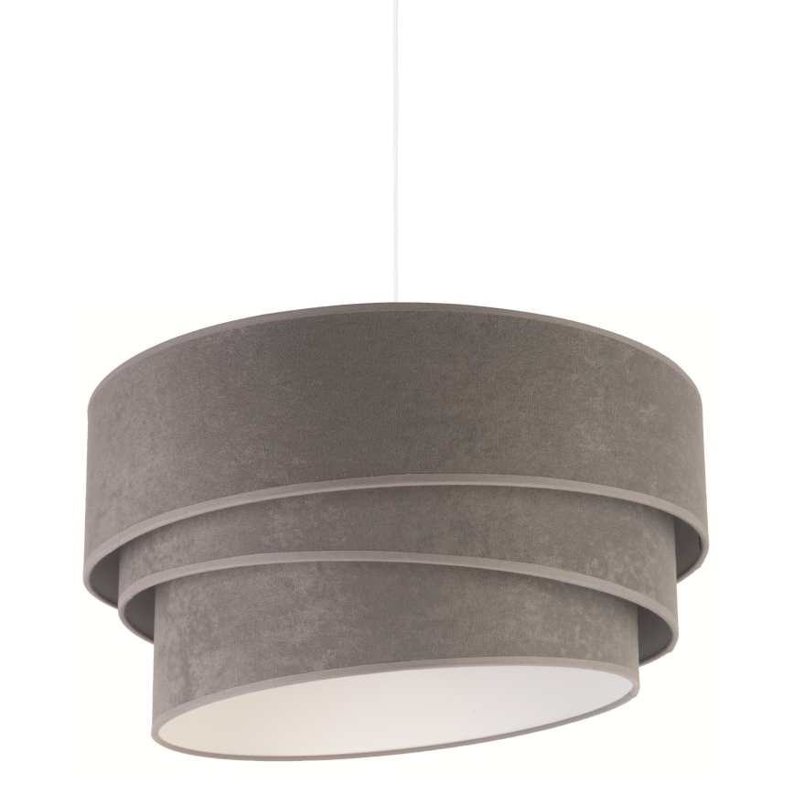 Duolla - Luster na sajli DEVON 1xE27/40W/230V pr. 45 cm sivo